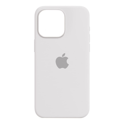 Чехол Silicone Case для Apple iPhone 15 Pro Max White, Белый