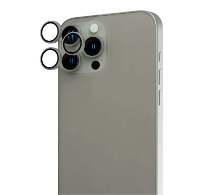 Защитное стекло для камеры iPhone 15 Pro/15 Pro Max SUPGLASS Anti Glare Camera lens glass (XC-31) Титан