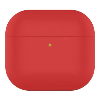 Силиконовый чехол для AirPods 3 Deppa Ultra Slim (47324) Красный