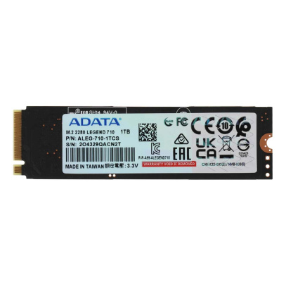 SSD накопитель A-Data Legend 710 M.2 2280 1TB (ALEG-710-1TCS)