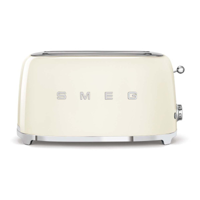 Тостер на 4 ломтика SMEG 50s style (TSF02CREU) Кремовый