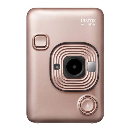 Фотоаппарат моментальной печати Fujifilm Instax Mini LiPlay Blush Gold, золотой