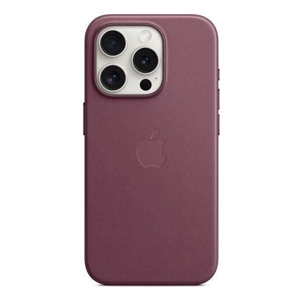 Чехол FineWoven Case для Apple iPhone 15 Pro с MagSafe Mulberry, фиолетовый