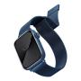 Ремешок для Apple Watch 42/44/45 mm UNIQ Dante Strap Mesh Steel (45MM-DANCBLU) Синий кобальт