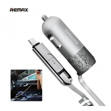 АЗУ REMAX + USB кабель Finchy Lightning + Micro (RCC103) Серый