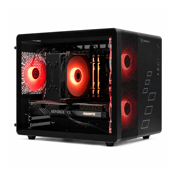 Игровой ПК Raskat Strike 520 (Strike520211504), Intel Core i5-14400F, NVIDIA RTX 5060Ti 16Gb, 32Gb DDR5, 1Tb SSD, Чёрный