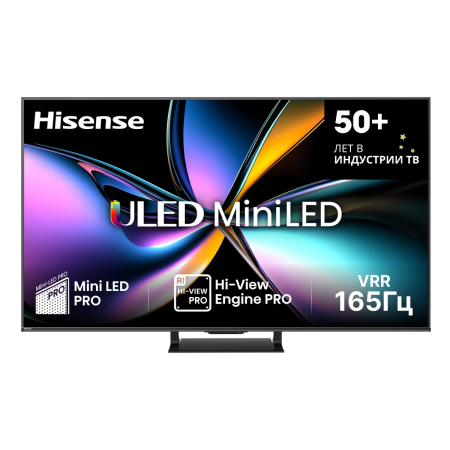 Телевизор Hisense 55" Ultra HD, 165 Гц, MiniLED (55U7Q PRO)