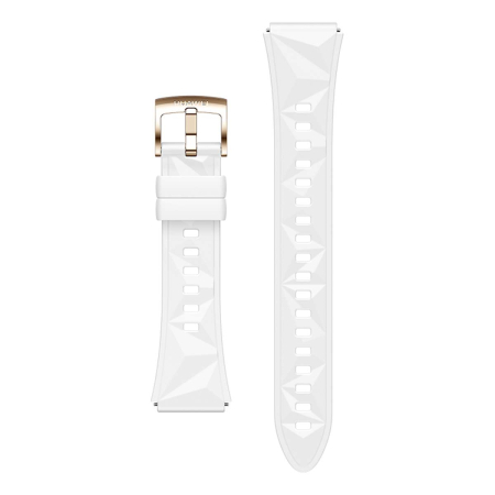 Умные часы HUAWEI Watch GT 5 Pro White, 42 мм, цвет корпуса белый/золотой, цвет ремешка белый