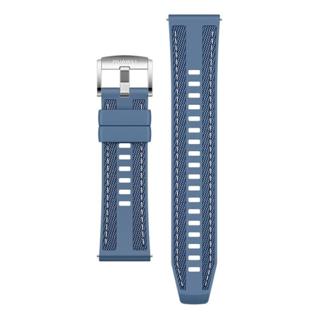 Часы HUAWEI Watch GT 5 Silver, 46 мм, цвет корпуса серебряный, цвет ремешка синий