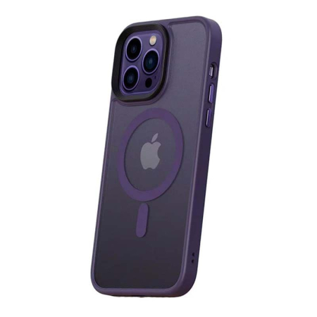 Чехол для Apple iPhone 14 с Magsafe DFANS Design be different Фиолетовый