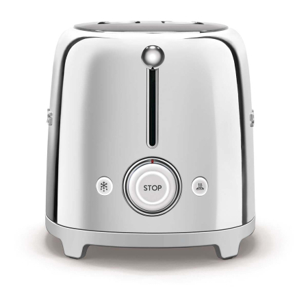 Тостер на 4 ломтика SMEG 50s style (TSF02SSEU) Хром