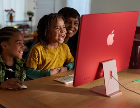 Apple iMac 24" (M3, 8C CPU, 10C GPU, 2023) Retina 4,5K, 8Gb, 256Gb SSD (MQRV3) Purple, фиолетовый
