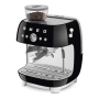 Кофемашина эспрессо со встроенной кофемолкой SMEG 50s style (EGF03BLEU) Чёрный