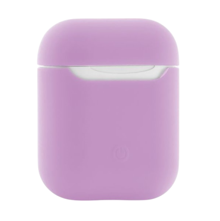 Чехол для Apple AirPods 1/2 Silicone Case Lilac, сиреневый