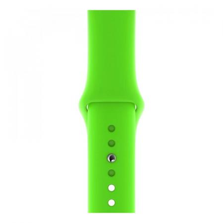 Ремешок для Apple Watch 42/44 mm COTEetCI Silicone Sport Band Green, зелёный