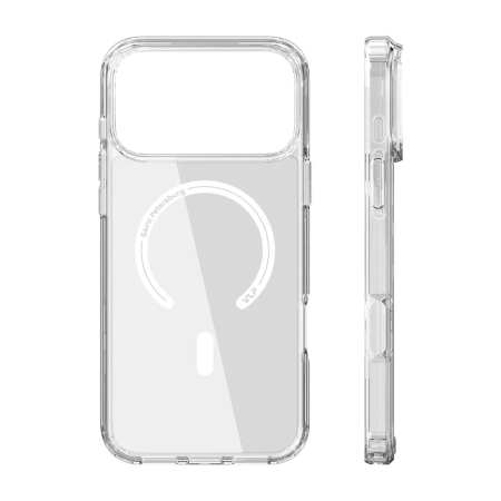 Чехол для iPhone 17 Pro с MagSafe защитный VLP LITE Air Case Прозрачный