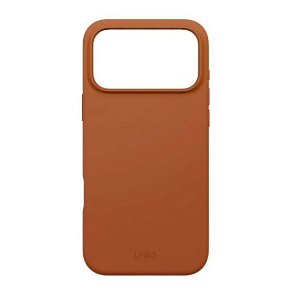 Чехол для iPhone 17 Pro с MagSafe UNIQ LINO (IP6.3P(2025)-LINOMSORG) Sunset Orange, оранжевый