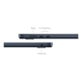 Apple MacBook Air 15" (M3, 8C CPU, 10C GPU, 2024) 24/512Gb SSD (MC9L4) Midnight, «тёмная ночь»