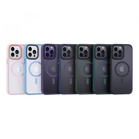 Чехол для Apple iPhone 14 с Magsafe DFANS Design be different Фиолетовый