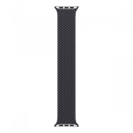 Ремешок для Apple Watch 1-9 Series, SE 38/40/41 mm Braided Solo Loop Чёрный