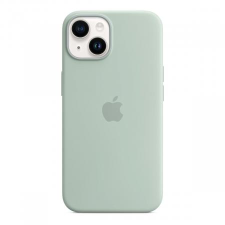 Чехол Silicone Case MagSafe для Apple iPhone 14 Зеленый