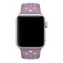 Ремешок для Apple Watch 42/44 mm Nike+ Silicone Sport Band Фиолетово-бежевый