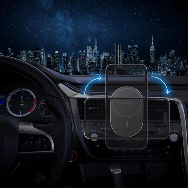 Автомобильный держатель Deppa Mage Safe Flat 1 (55203) Черный