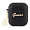 Чехол Guess для AirPods 1/2 CG Mobile Glitter flakes Metal logo with Charm (GUA2GLGSHK) Черный