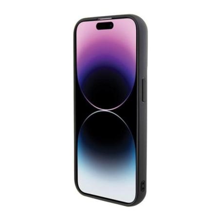 Чехол Karl Lagerfeld для iPhone 15 Pro Karl hc gripstand saffiano kc pins (KLHCP15LGSAKCPK) Черный