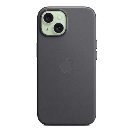 Чехол FineWoven Case для Apple iPhone 15 с MagSafe Black, черный
