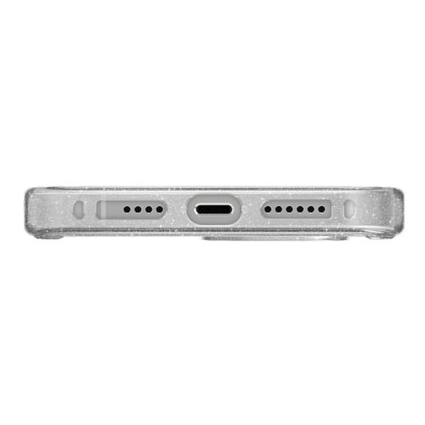 Чехол для iPhone 15 Pro с MagSafe UNIQ Lifepro Xtreme (IP6.1P(2023)-LPRXMLUC) Серебристый с блестками