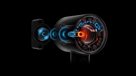 Фен Dyson Supersonic HD15 (Global) Prussian Blue/Topaz, синий/оранжевый