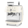Кофемашина эспрессо со встроенной кофемолкой SMEG 50s style (EGF03CREU) Кремовый