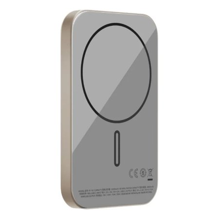 Внешний аккумулятор MOMAX 5000mAh Q.MAG X Ultra Slim Magnetic Wireless Battery Pack Титан