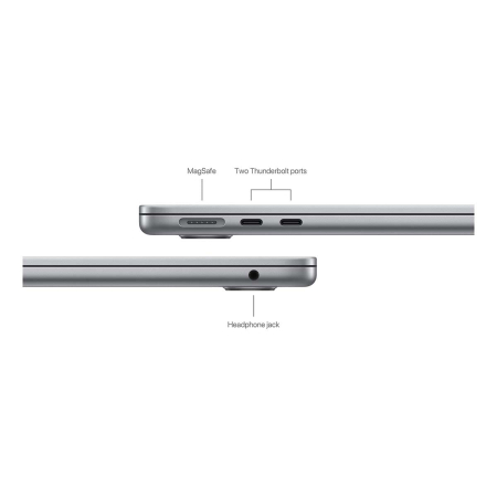 Apple MacBook Air 13" (M3, 8C CPU, 8C GPU, 2024) 16/256Gb SSD (MC8G4) «Space gray, «серый космос»»